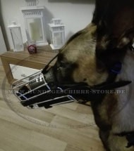 Diensthund Maulkorb aus Draht für Malinois Hund Diensthund Maulkorb aus Draht für Malinois Hund