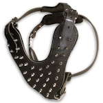 Hetz-Sicherungs-Angriffs-Hundegeschirr-Leder-H9