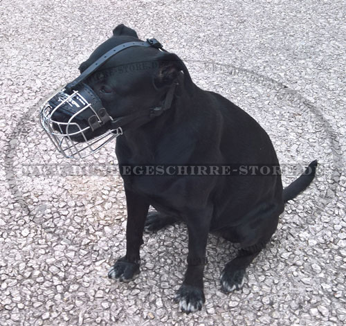 Maulkorb  aus Stahldraht für großen Hund kaufen