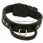 Halsband aus zweilagigem Leder mit Griff für Malinois_5