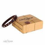 Exklusives Halsband \'Heavy Metal\', Echtleder_7