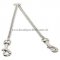 Chrome-plated Double Leash Herm Sprenger