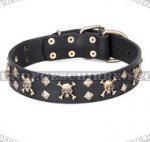 Exklusives Halsband \'Heavy Metal\', Echtleder_0