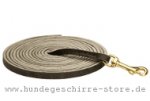 Handgefertigte Hundeleine aus Leder für Spurensuchen