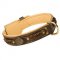 Exclusive Nappa Padded Handmade Leather Dog Collar