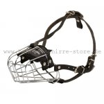 Labrador Draht Beißkorb mit Stirnriemen_3