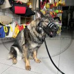 Leichter Hundemaulkorb Leder mit super Luftzirkulation_3