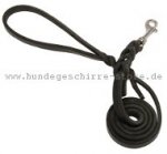 Leder Hundeleine mit einzigartigem Geflecht, schön und elegant_0