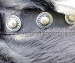 Breites Nylonhalsband mit Silber-Concho für Sennenhund ❍
