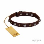 Exklusives Halsband \'Heavy Metal\', Echtleder_9