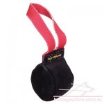 Beißspielzeug Lederball mit Schlaufe für Hundesport_2