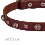 Designhalsband aus Echtleder von FDT Artisan_4
