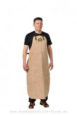 Hundetrainer Schutzschürze aus Echtleder verstellbar_1