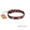 Designer-Halsband mit stilvollen Platten von FDT Artisan