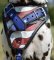 Hundegeschirr aus Leder für Dalmatiner mit USA-Design