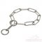 Erziehungshalsband aus Verchromtem Stahl | Zugkette, 4mm