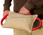 Beißkissen aus Jute mit 3 Schlaufen für Dobermann_5