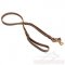 Leather leash with 2 handles Braided and Durable