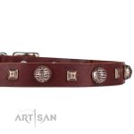 Designhalsband aus Echtleder von FDT Artisan_1