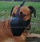 Leather Dog Muzzle with Strengthening for boerboel mastiff