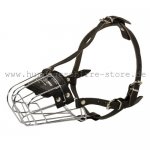 Labrador Draht Beißkorb mit Stirnriemen_2