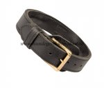 Halsband aus zweilagigem Leder mit Griff für Malinois_4