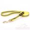 Nylon Hundeleine gelb
