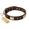 Leder Halsband mit exklusivem Design, FDT Artisan