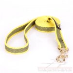 Nylon Hundeleine gelb_1