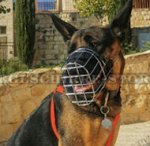 Wire Basket Dog Muzzle with Padding_0