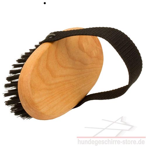 Dogs wooden brush for short coat