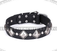 FDT Artisan Halsband aus Leder ‘Silver Charm’ FDT Artisan Halsband aus Leder ‘Silver Charm’