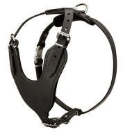 Hundegeschirr Leder für Schutzhund, gepolstert Hundegeschirr Leder für Schutzhund, gepolstert