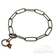 Würgehalsband Schwarz Nirosta | Sprenger Erziehungshalsband