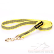 Nylon Hundeleine gelb
