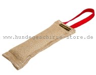 Beißwurst Jute mit einem Handgriff für Spaß und Training Beißwurst Jute mit einem Handgriff für Spaß und Training