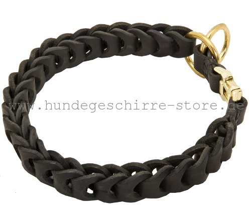 Leder Hundehalsband, strapazierfähig