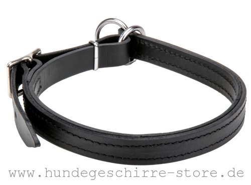 Hundehalsband aus Leder in bequemem Design