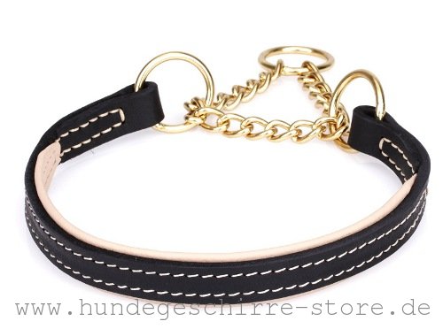 starkes Hundehalsband aus Leder