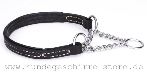 Leder Hundehalsband für ungehorsame Hunde