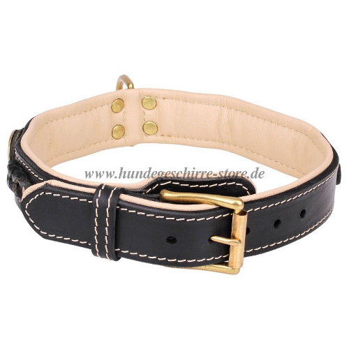 geflochtenes halsband leder Nappa