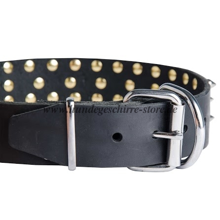 Lederhalsband mit Spikes kaufen