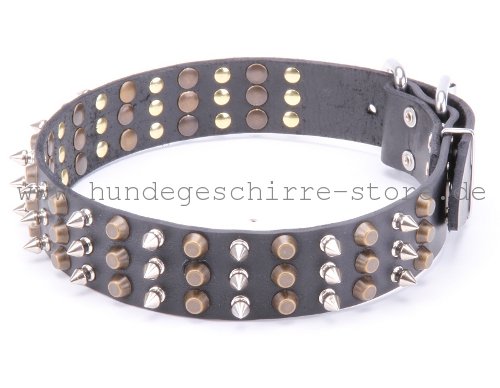 Leder Hundehalsband, bequem