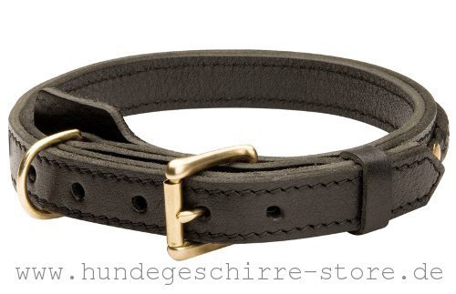 Exklusives Hunde Lederhalsband