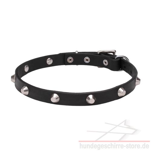 nietenhalsband hund verchromte Kegel hundeshop