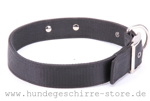  Hundehalsband aus Nylon, durchgenäht