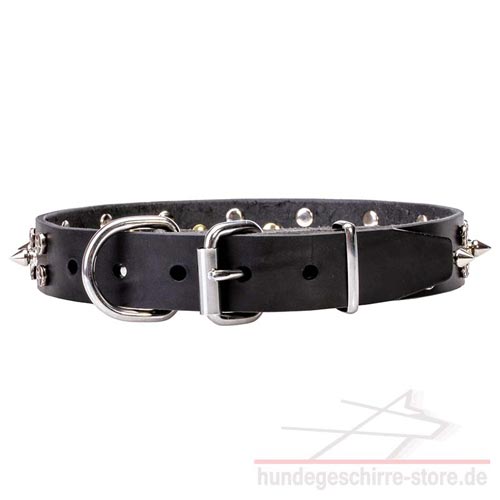 stilvolles Leder Halsband für Hunde