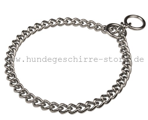 Metall Halsband mit kleinen Gliedern