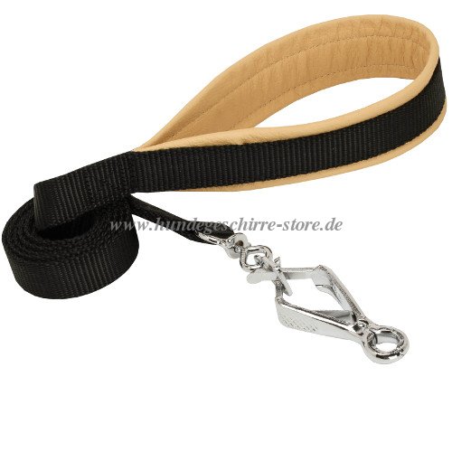 leather leash Herm Sprenger snap hook