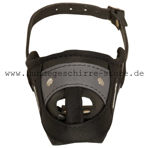 Designer muzzle nylon leather